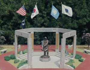 Model of Korean War Memorial