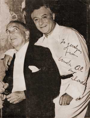 George Jessel and Al Jolson