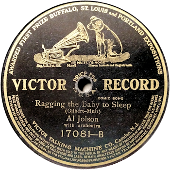 Jolson Ragging The Baby To Sleep